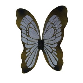 Fekete-ezüst pillangó szárny - ÚJ