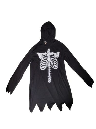 Felnőtt méretű csontvázas jelmez, jelmezruha - Halloween - ÚJ