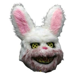   Vérnyúl, világítós szőrmés nyúl álarc, maszk - Halloween - ÚJ