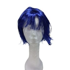 Kék bubi, félhosszú frizura - ÚJ