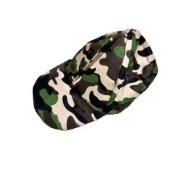   Terepszínű katonai jelmezsapka kisebb gyerekre (kb 50-52 cm-es fejre) - ÚJ