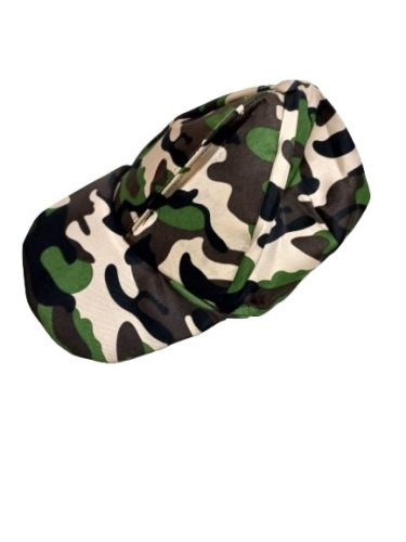 Terepszínű katonai jelmezsapka kisebb gyerekre (kb 50-52 cm-es fejre) - ÚJ