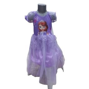   Kb 6 évesre (M) lila uszályos jelmezruha - Sofia Hercegnő - ÚJ