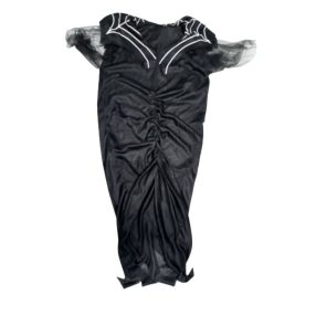 9-10 évesre fekete tüll ujjas jelmezruha - Halloween - ÚJ