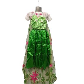   128-134-es (8-9 évesre) zöld Elza jelmez - Frozen, Jégvarázs - ÚJ