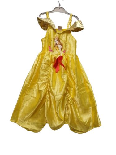 3-4 évesre sárga hercegnőruha, jelmez - Belle - Szépség és a szörnyeteg - Disney