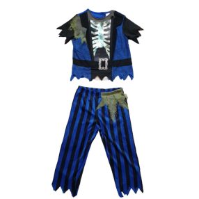 3-4 évesre kék kétrészes halloween jelmezruha