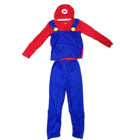 3 részes Super Mario jelmez 2-3 évesre (S) - ÚJ