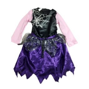   5-7 évesre fekete-rózsaszín boszorkányruha (kis hibával)