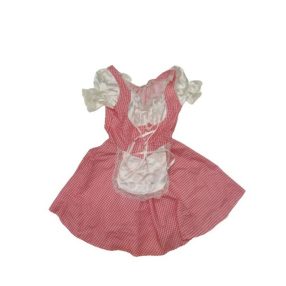   Női S-M-es rózsaszín kockás jelmezruha (pl. osztrák népviselet)