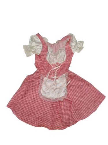 Női S-M-es rózsaszín kockás jelmezruha (pl. osztrák népviselet)