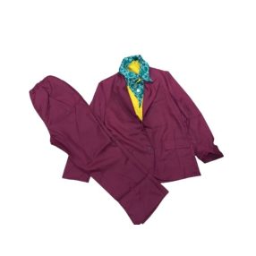   Felnőttre 3 részes bohóc, Joker jelmez (M-es méret) - ÚJ