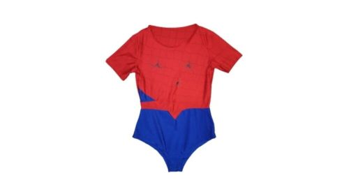 Nagylány vagy női Spidergirl body, jelmez - Spiderman, Pókember (használtabb, hibás)