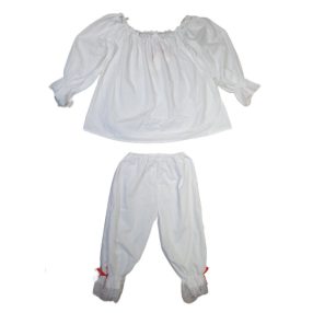 52-es fehér jelmez szett - ÚJ