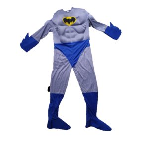   Kamasz méretű izmosított kék-szürke jelmez - Batman - ÚJ