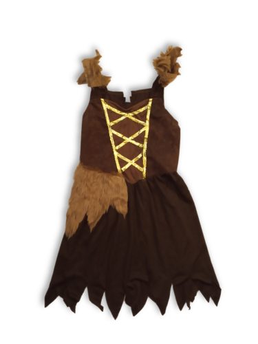 10-12 évesre barna szőrmés lány jelmezruha