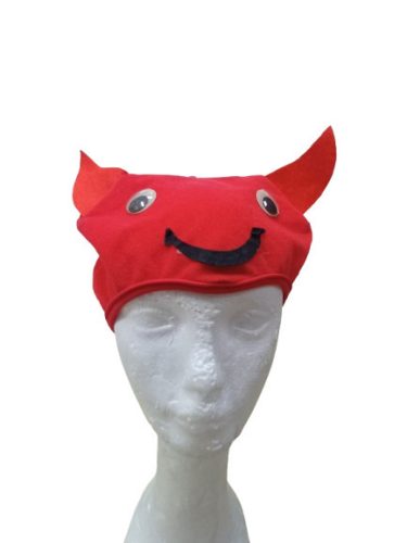 Piros ördög jelmezkiegészítő, fejre