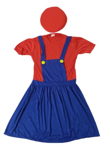 Női S-es kétrészes jelmez - Super Mario - Nintendo - ÚJ