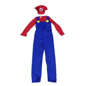   5-6 évesre (M) 2 részes Mario jelmez - Super Mario - Nintendo - ÚJ