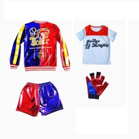   11-12 évesre (146-152-es) 4 részes Harley Quinn jelmez - ÚJ