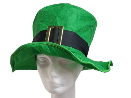 54-56 cm-es  fejre zöld csatos jelmezkalap - ÚJ