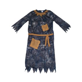   5-6 évesre szürke koponyás jelmezruha - Halloween - TU - ÚJ