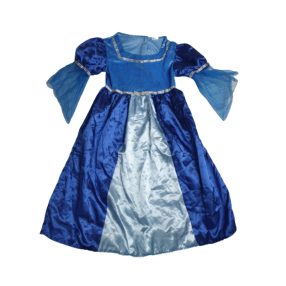 5-7 évesre kék hercegnőruha