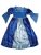 5-7 évesre kék hercegnőruha