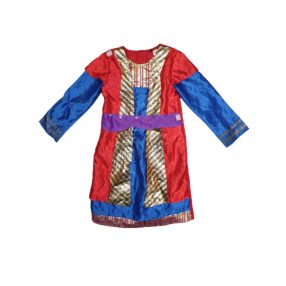 122-128-as piros-arany-kék keleti jelmezruha - George