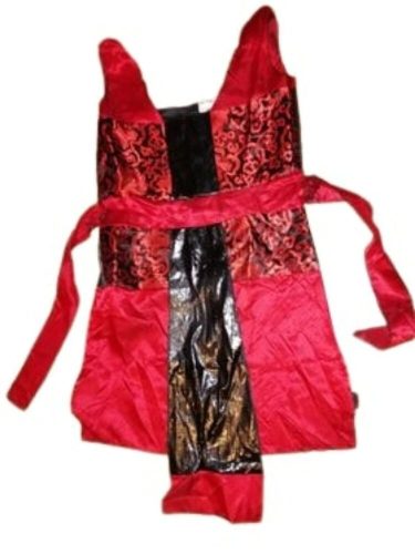 Női vagy nagylány bordó-fekete rövid jelmezruha, halloweenra is jó - ÚJ