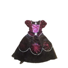   3-4 évesre fekete pókhálós boszorkány jelmez - Halloween - George