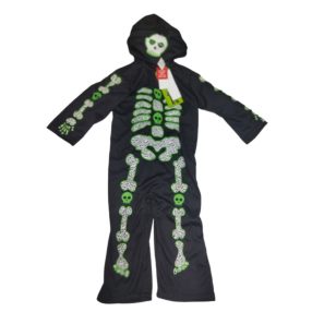   1-2 évesre csontvázas kapucnis jelmez - Halloween - TU - ÚJ