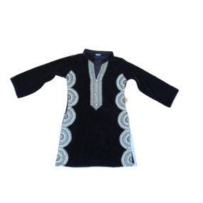 Kb. 3 évesre fekete-arany hímzésű plüss jelmez ruha