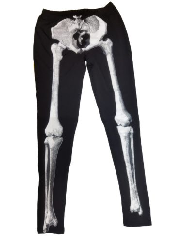 Nagyobb gyerekre vagy felnőttre koponyás jelmeznadrág - ÚJ