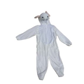 6-7 évesre fehér kos jelmez (L) - ÚJ