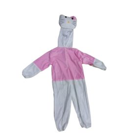   4-5 évesre (M) fehér-rózsaszín jelmez - Hello Kitty - ÚJ