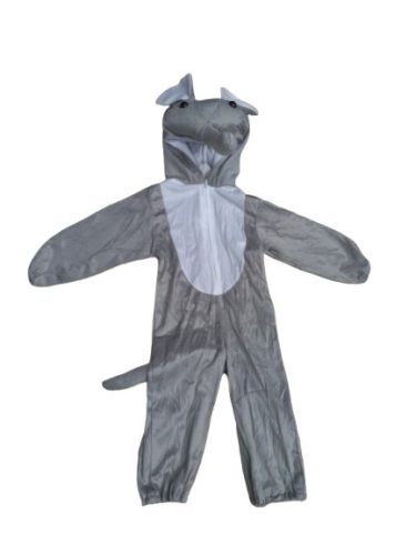 2-3 évesre szürke elefánt jelmez (S) - ÚJ