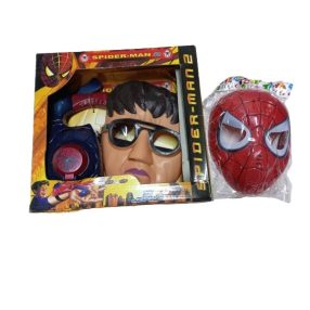   Pókember, Spiderman jelmezkiegészítő szett - 2 maszk (álarc) és egy kilövő töltényekkel - ÚJ