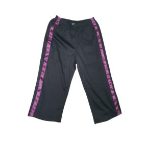 3-5 évesre fekete oldal lila csíkos jelmeznadrág