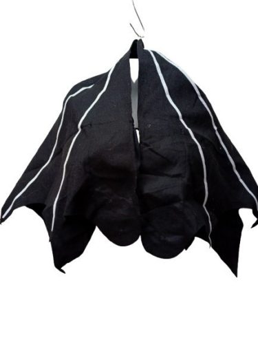 Fekete filc denevérszárny - Hallowen - ÚJ