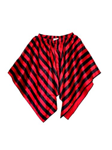 3-4 évesre piros-fekete csíkos jelmez szoknya