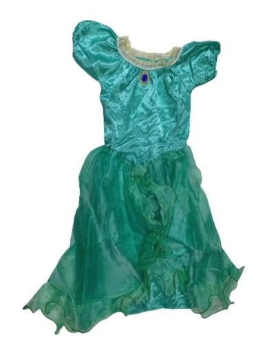 4-6 évesre zöld hercegnőruha, jelmezruha - Ariel - A kis hableány - ÚJ