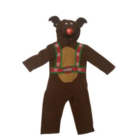   1-2 évesre barna rénszarvas polár jelmez - Rudolf - George