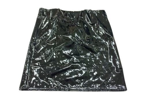 Felnőtt méretű fekete latex jelmezszoknya