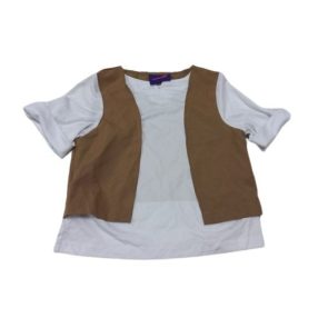   5-7 évesre barna-fehér jelmezfelső (kicsit foltos) - Roald Dahl