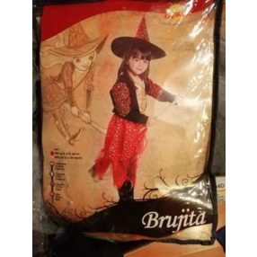   4-12 hónaposra fekete-bordó boszorkányruha, jelmez - Halloween - ÚJ