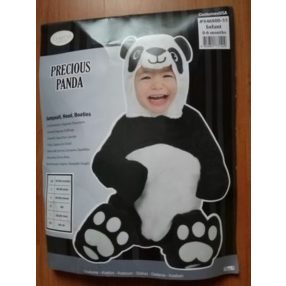 0-6 hónaposra (68) bébi panda jelmez - ÚJ