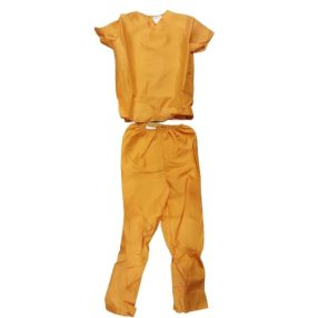   5-6 évesre narancssárga kétrészes jelmezruha, sokrétűen felhasználható - ÚJ