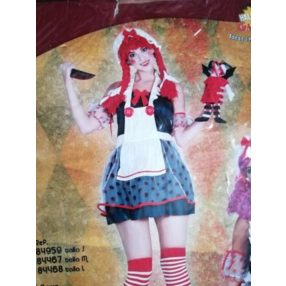 Női S-es véres rongybaba jelmez - Halloween - ÚJ