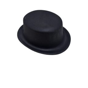   Fekete gengszter kalap, jelmezkalap, kb 56 cm-es fejre (vékony műanyag) - ÚJ